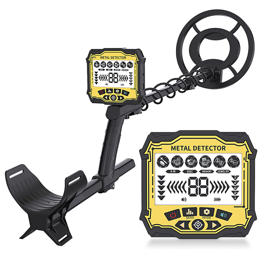 KTX855 High-Powered Metal Detector | Waterproof Coil, Headphones & Shovel