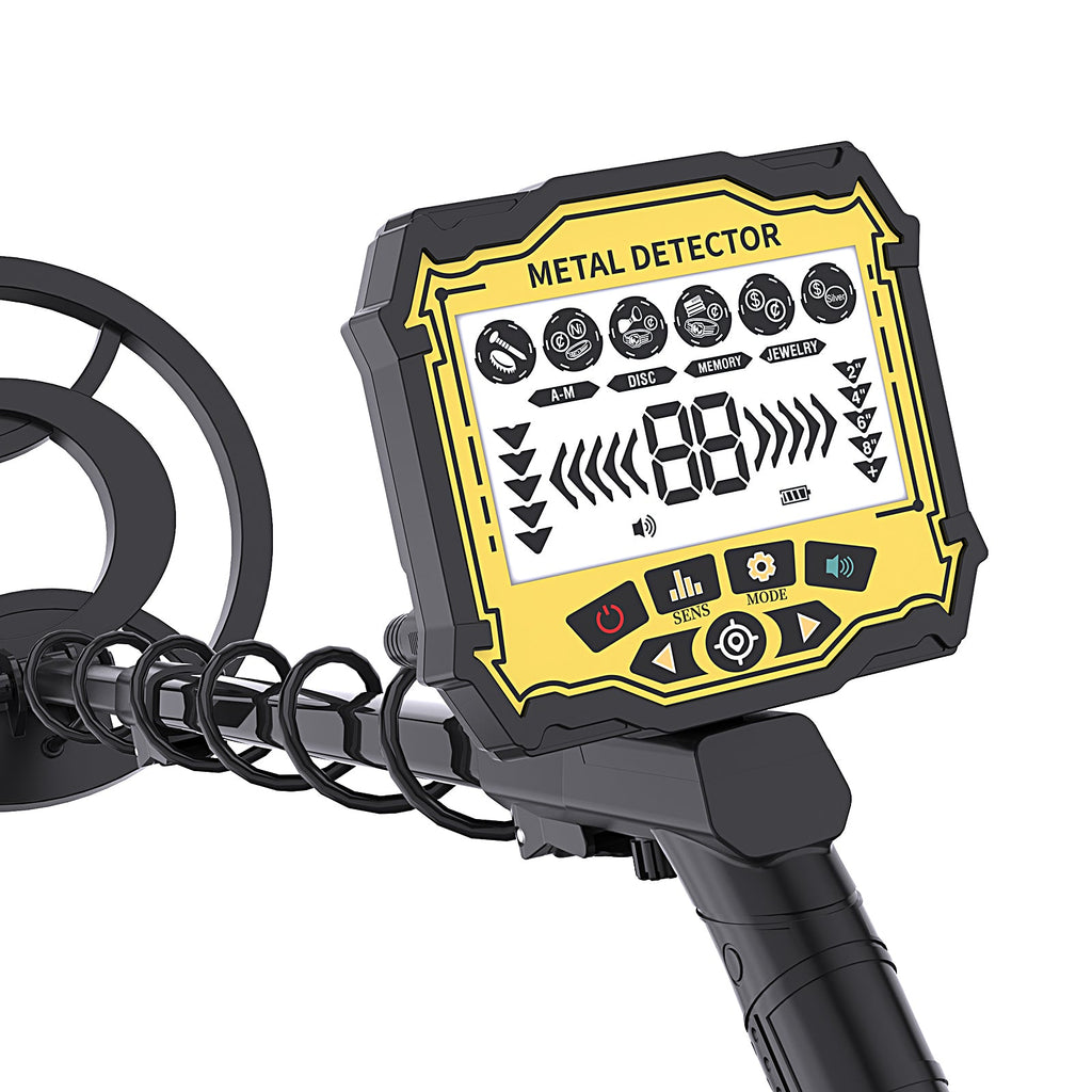 KTX855 High-Powered Metal Detector | Waterproof Coil, Headphones & Shovel