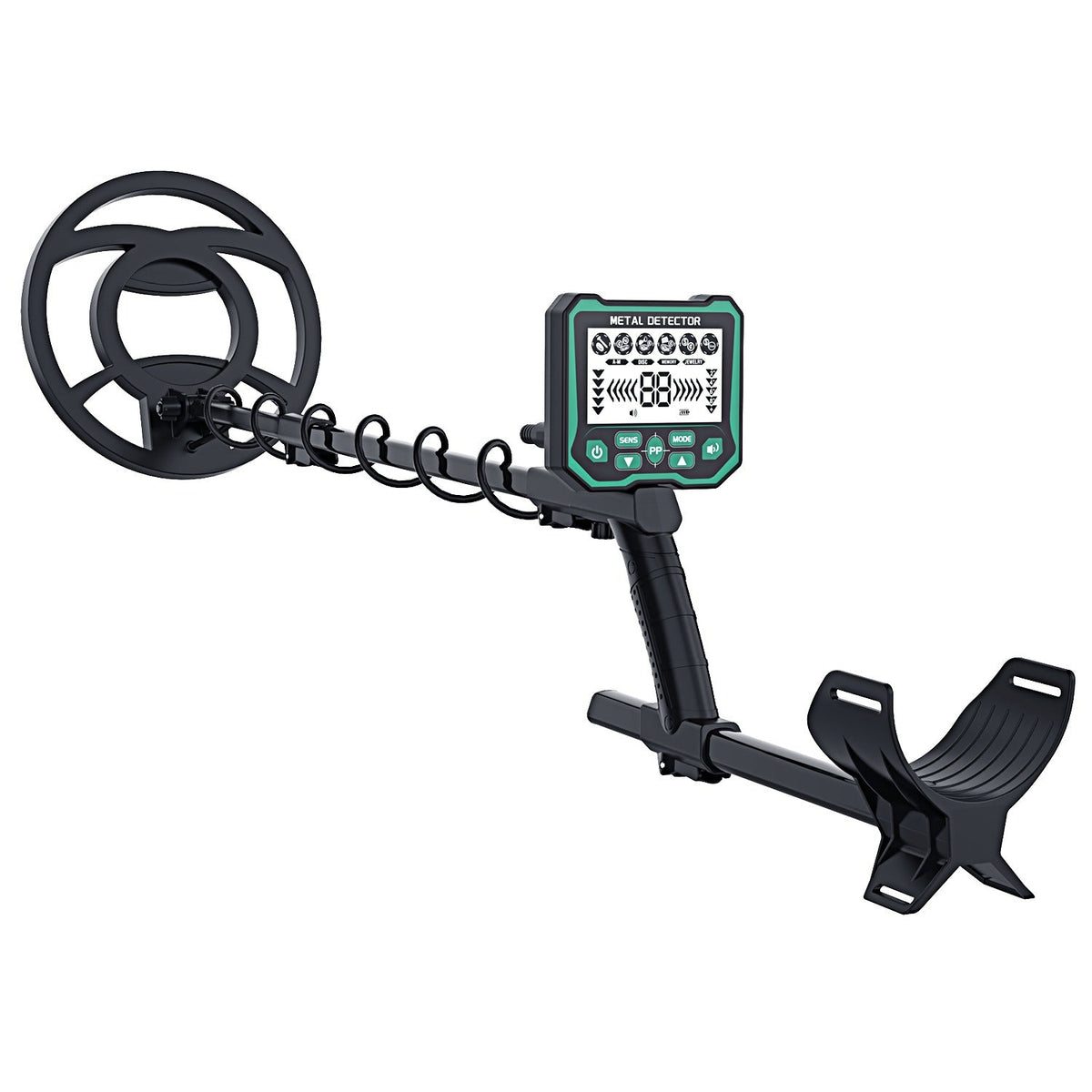 Premium Goldwhisper Metal Detector – Waterproof Search Coil & LCD Display KTX923
