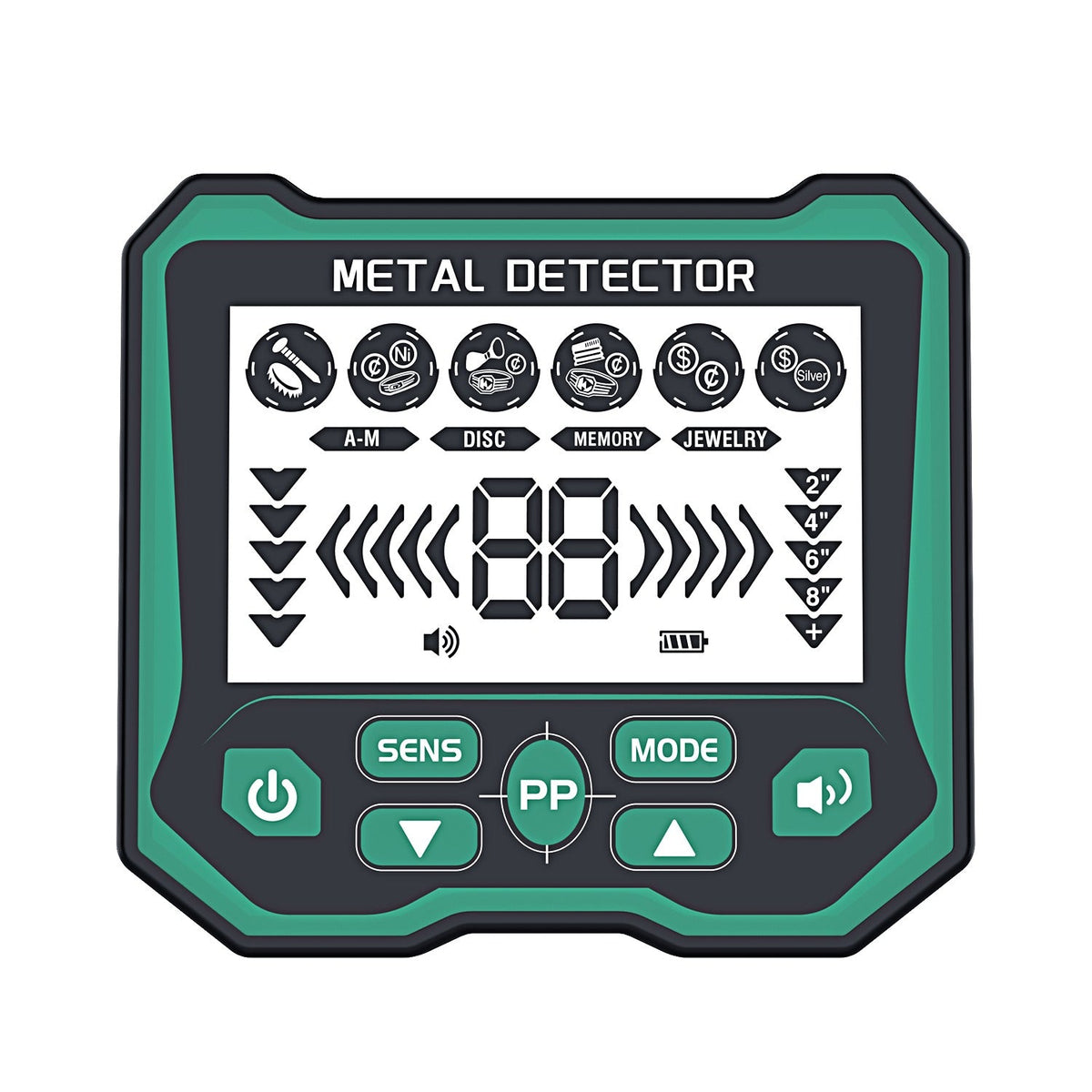 Premium Goldwhisper Metal Detector – Waterproof Search Coil & LCD Display KTX923