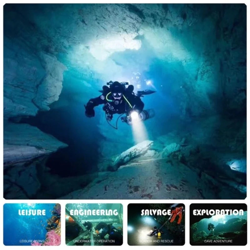 BrightBuddy DeepQuest 100 Premium Dive Torch