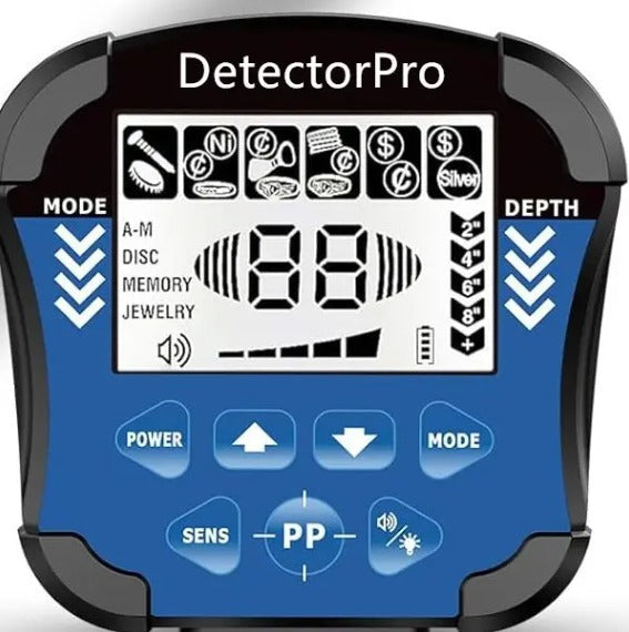 Metal Detector 10" Waterproof Coil LCD Display  KTX801  | Gold & Coin Finder